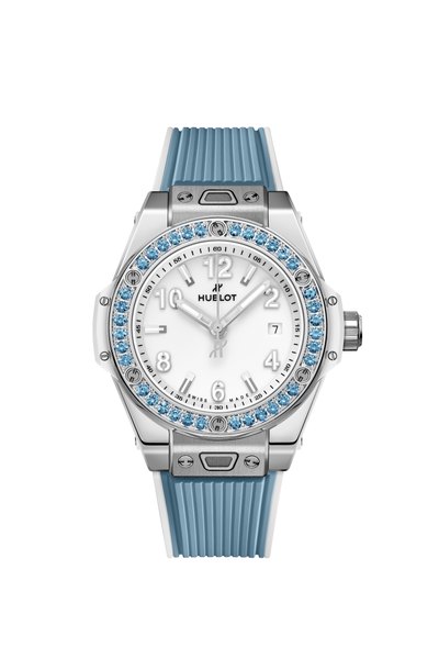 Big Bang One Click Joyful Steel Sky Blue 33 mm Hublot