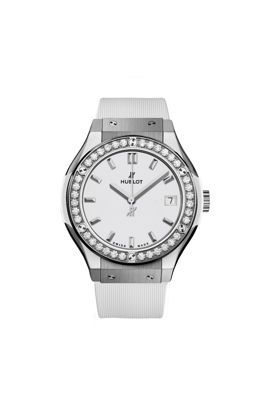 Classic Fusion Titanium White Diamonds 33 mm Hublot